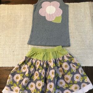 🌟HOST PICK⭐️ Bitty Buttons Girls Tank and Skirt